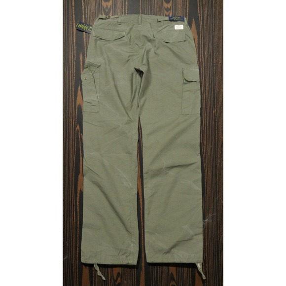 Polo Ralph Lauren Utility Surplus Cargo Pants Mens 34x32 Relaxed Fit Ripstop New - Picture 2 of 7